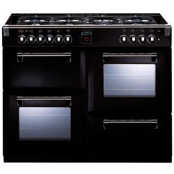 Stoves Richmond 1100DFT 110cm Dual Fuel Range Cooker in Black